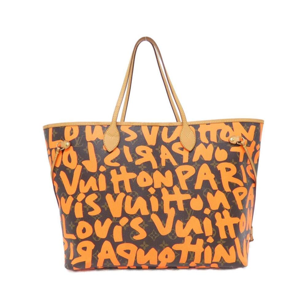 Louis Vuitton Monogram Graffiti (Stevens Neverfull GM M93702 Handbag)
